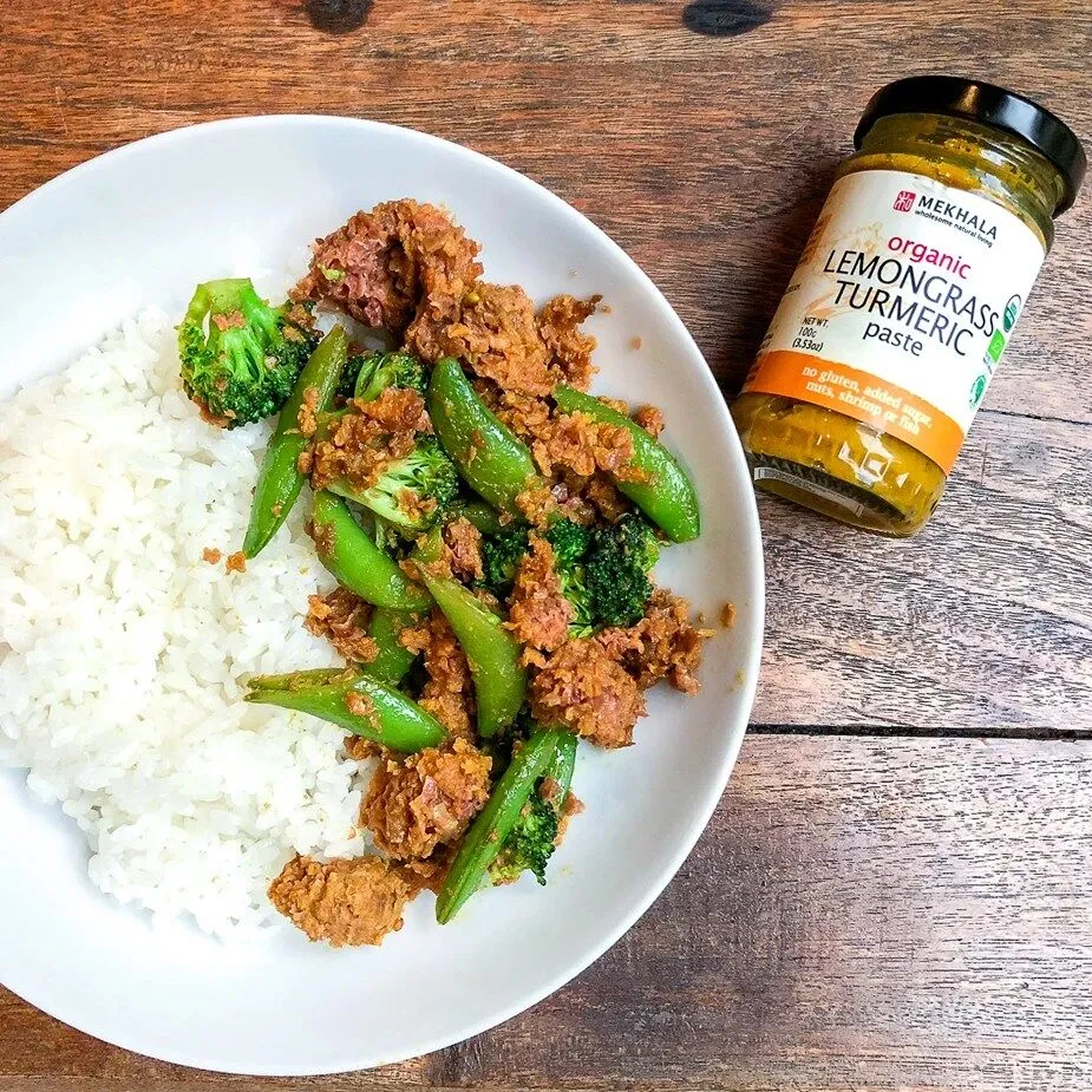 Organic Lemongrass Turmeric Paste - Mekhala